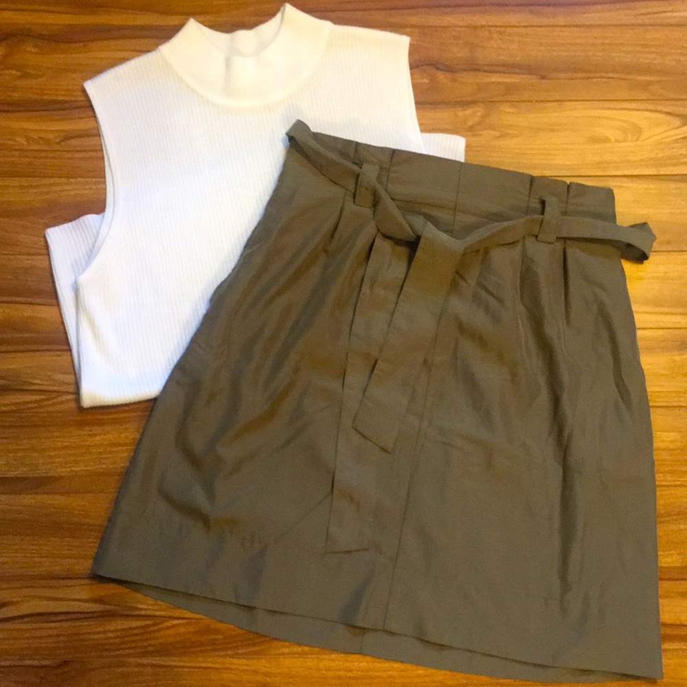 Army Green Skirt